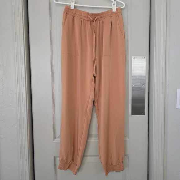 Pants - Women's Jogger Pants - Peach
